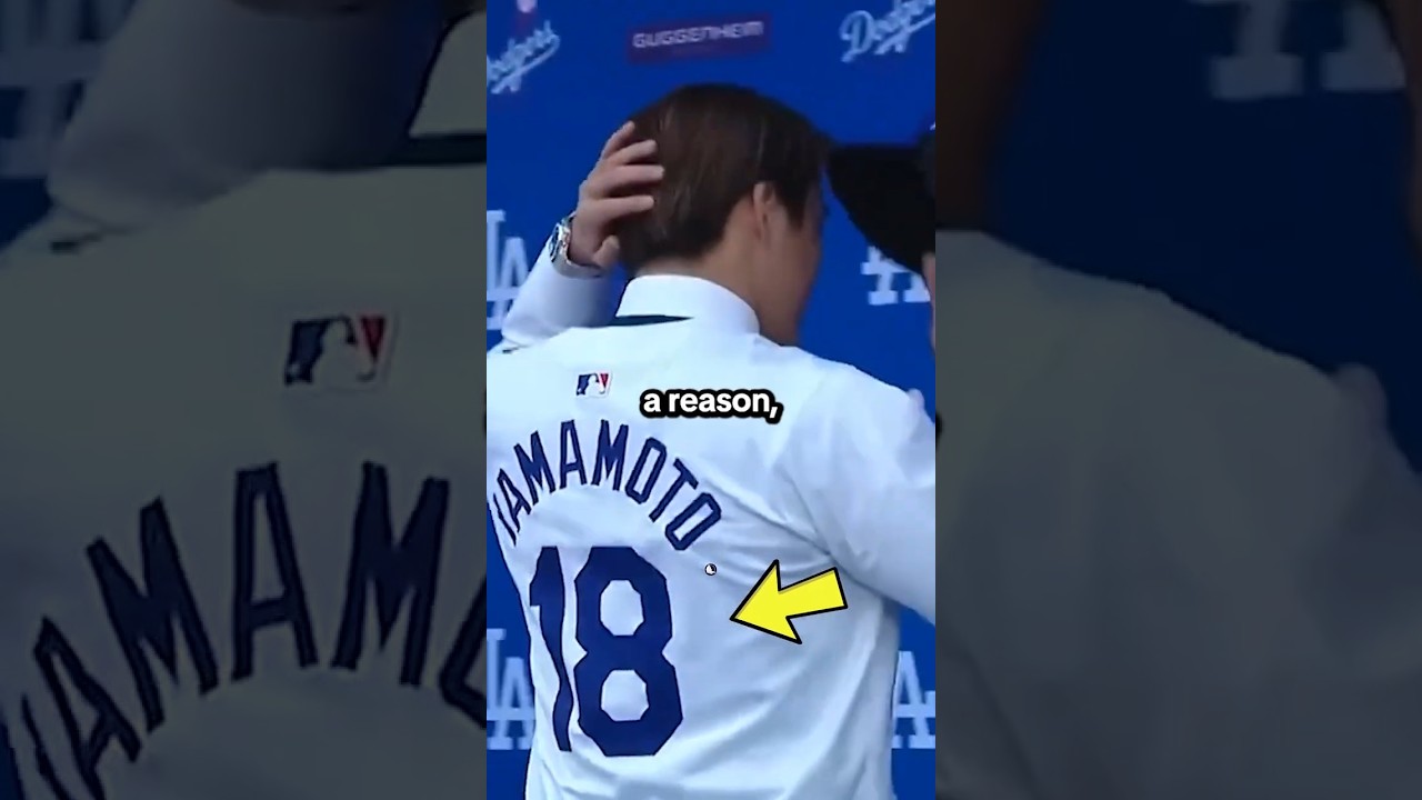 The Real Reason Yoshinobu Yamamoto Wears Number 18 ⚾🔥 - YouTube