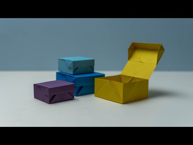 How To Make A Small Paper Box With Lid