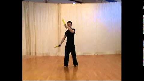 Nunchaku tutorial - Double figure 8 with extra turns