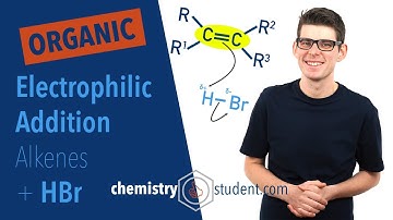 Alkenes: Electrophilic Addition with Hydrogen Bromide, HBr (A-level and IB Chemistry)