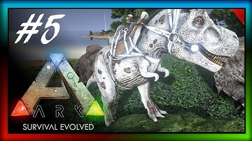 "DOUBLE ALBINO T-REX TAMING" (ARK: Survival Evolved) #5