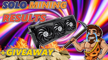 SOLO MINING RAVENCOIN RESULTS | GIVEAWAY!!!