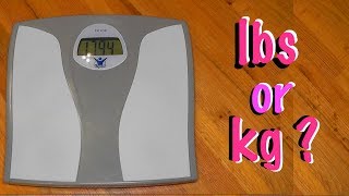 How to change bathroom scale from kg to lbs screenshot 3