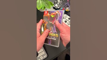 UNBOXING! Metroid Prime Remastered Physical Version! 😍 #nintendoswitch #metroid #shorts