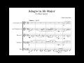 Adagio in A-flat Major for Brass Quintet (Perusal Score)