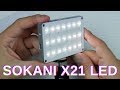 Sokani x21 компактный светодиодный фонарь для видео и фото съёмки