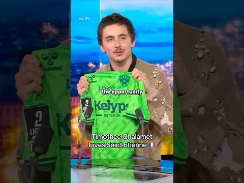 The Oscar nominated actor has been a Saint Etienne fan since his childhood ⚽️