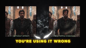 Make Your Edits Look PRO in Seconds (After Effects Ripple Transition) | After Effects Tutorial