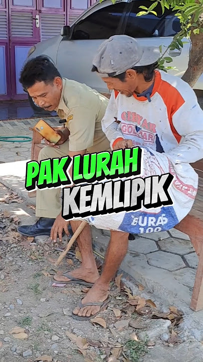 Pak lurah Kemlipik #komedi