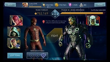 Injustice 2 mobile | Raid 6 | MVTF, MVGA, JSGL on Phase 3| 1.5 mil |