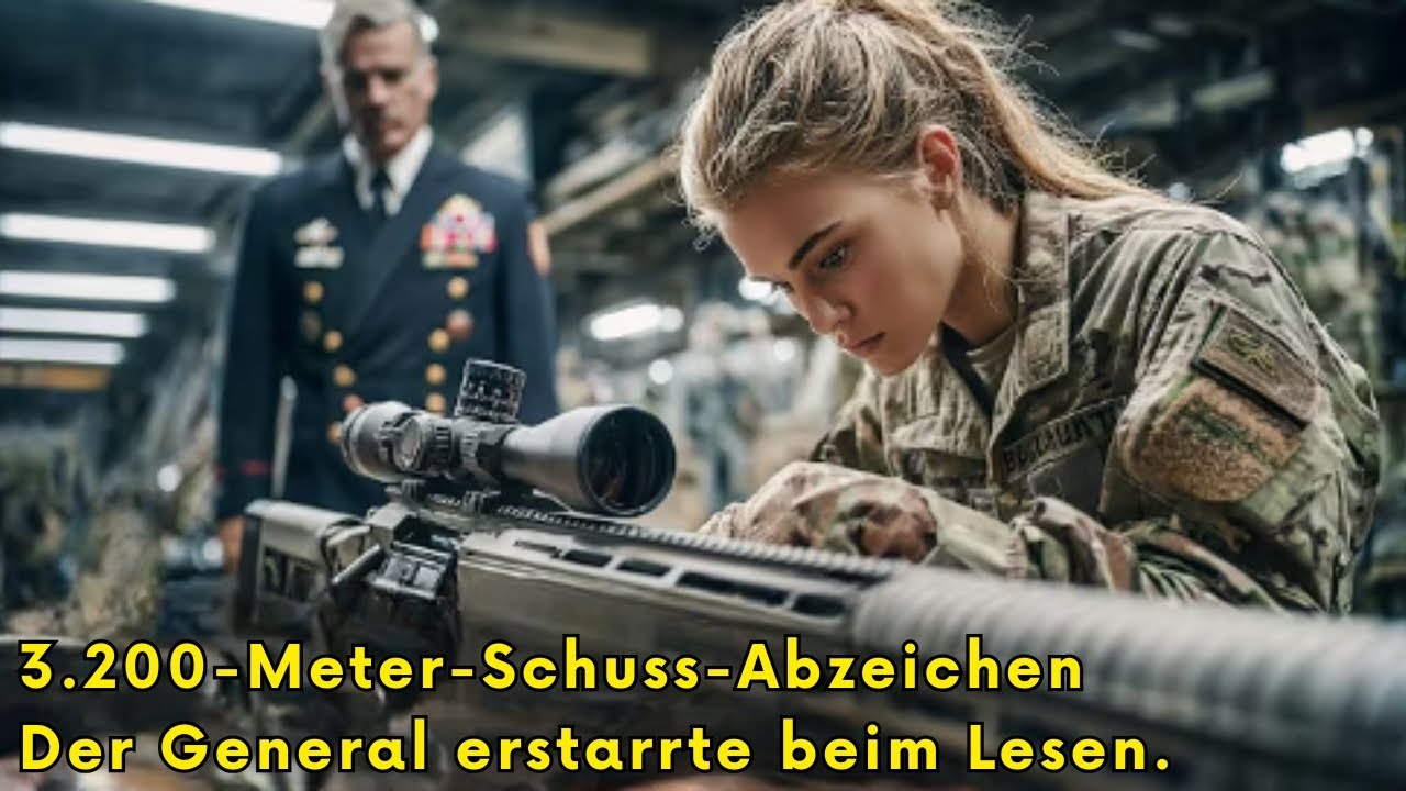 General ging an ihrer Barrett .50 vorbei– erstarrte beim Lesen des 3.200-m-Abzeichens