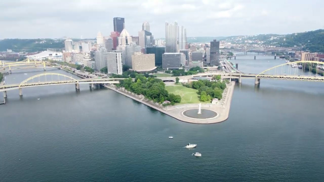 Project Fort Duquesne - Point State Park in 4K
