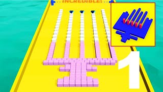 Sticky Block Gameplay Part 1 First Levels 1 - 18 (iOS   Android) #Shorts