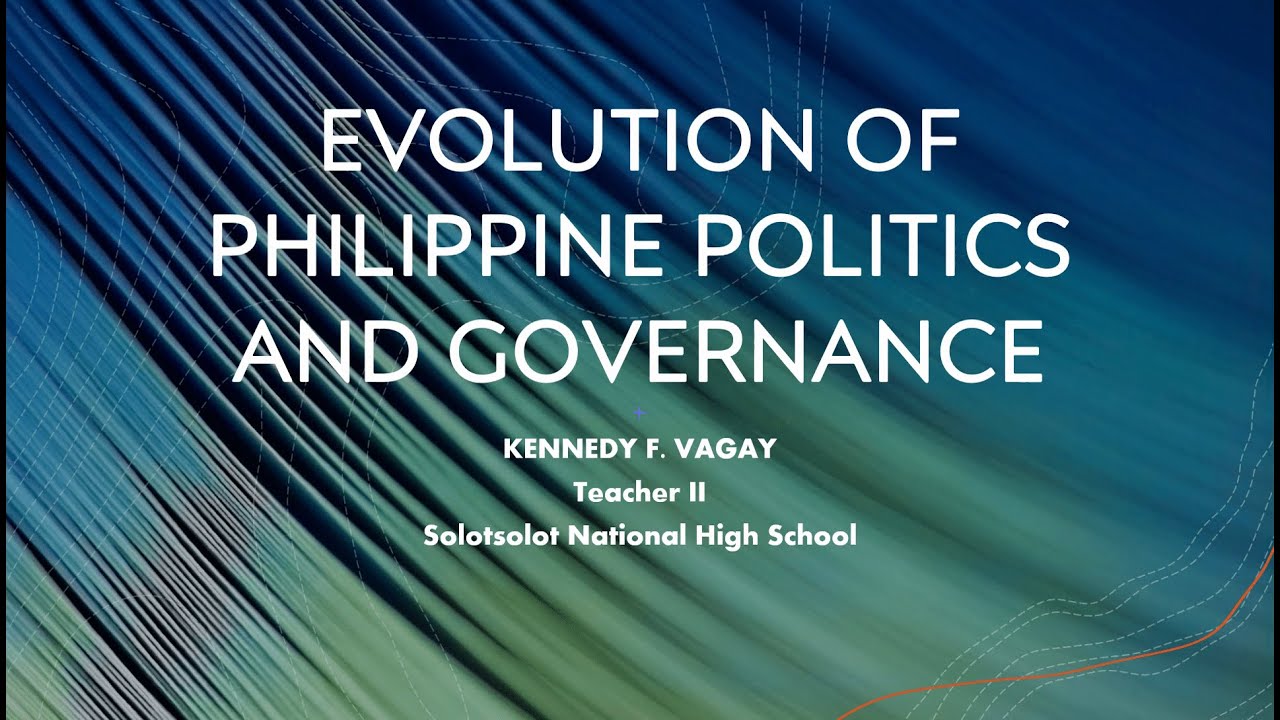 evolution of philippine politics and governance essay