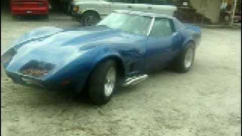 1975 Corvette All Open Headers LOUD!!!!