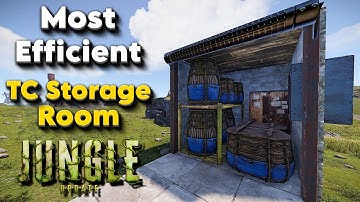 Most Efficient TC Storage Room with the Jungle Pack in Rust 2025