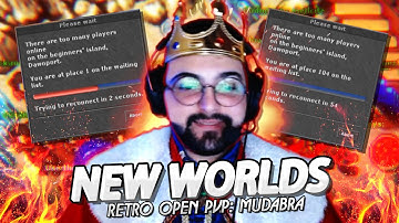 LOOTING BEST SWORD OF 350kks | DYING BY "DEATH RING" ON 1443 | NEW TIBIA WORLDS - #TibiaFerumbrinha🧙