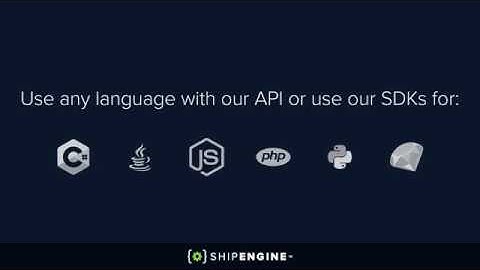 Build with the world’s best multi-carrier shipping APIs | ShipEngine