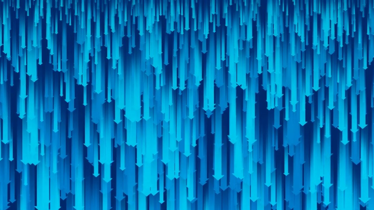 Screensaver || Blue Arrow Line Particle Effect Background Animation Loop || Royalty Free || No CR.