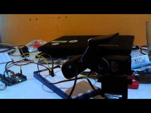 Arduino pan and tilt camera