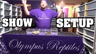 Reptile business series!  Showtime!  Few tips for selling at a Reptile show!!!