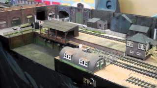 Luton Model Railway Club Exhibition Stopsley High School Luton 2012-04-21.mp4