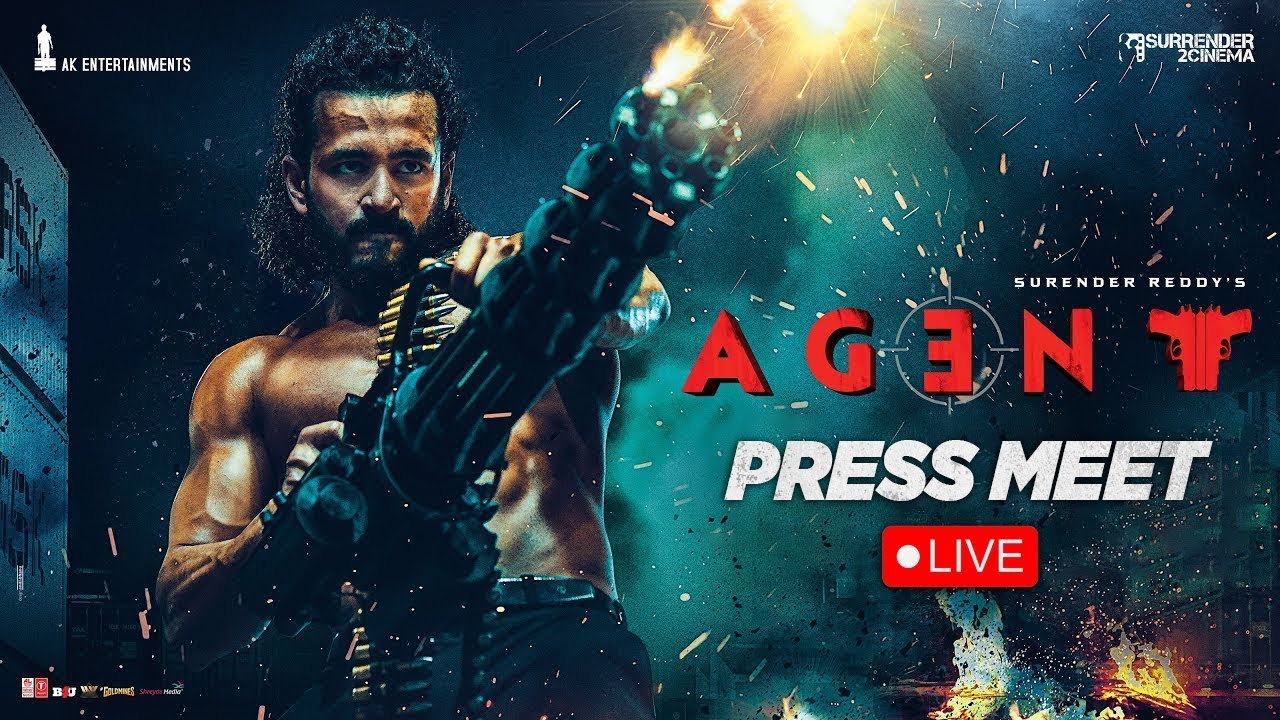 Agent Movie Press Meet LIVE | Akhil Akkineni | Sakshi Vaidya | Mammootty | Surender Reddy