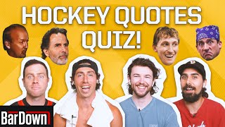 CAN YOU PASS THIS NHL QUOTES QUIZ?