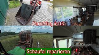 Farmvlog #413: Hühnermobil optimieren | Schäffer Schaufel Instand setzten