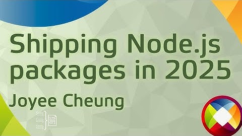 Shipping Node.js packages in 2025