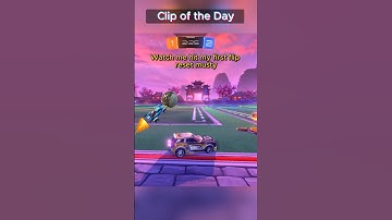 I hit my FIRST flip reset MUSTY! #rocketleague