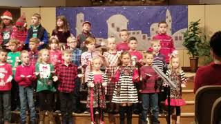 Christmas program at fbc ruby 6 yr