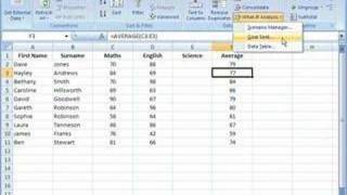 Excel 2007 - Using Goal Seek To Calculate A Value