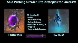 Diablo 3: Solo Pushing - How to Push Successfully! Tips & Strategies that will help you reach 150!