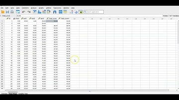 SPSS  obtain a total score with missing values
