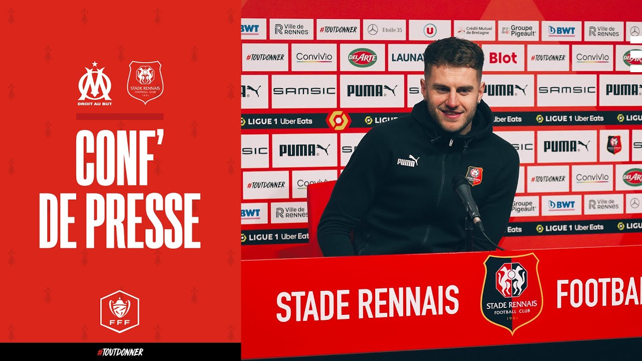 16e CDF | Olympique de Marseille / Stade Rennais F.C. - Conférence de presse d'avant-match