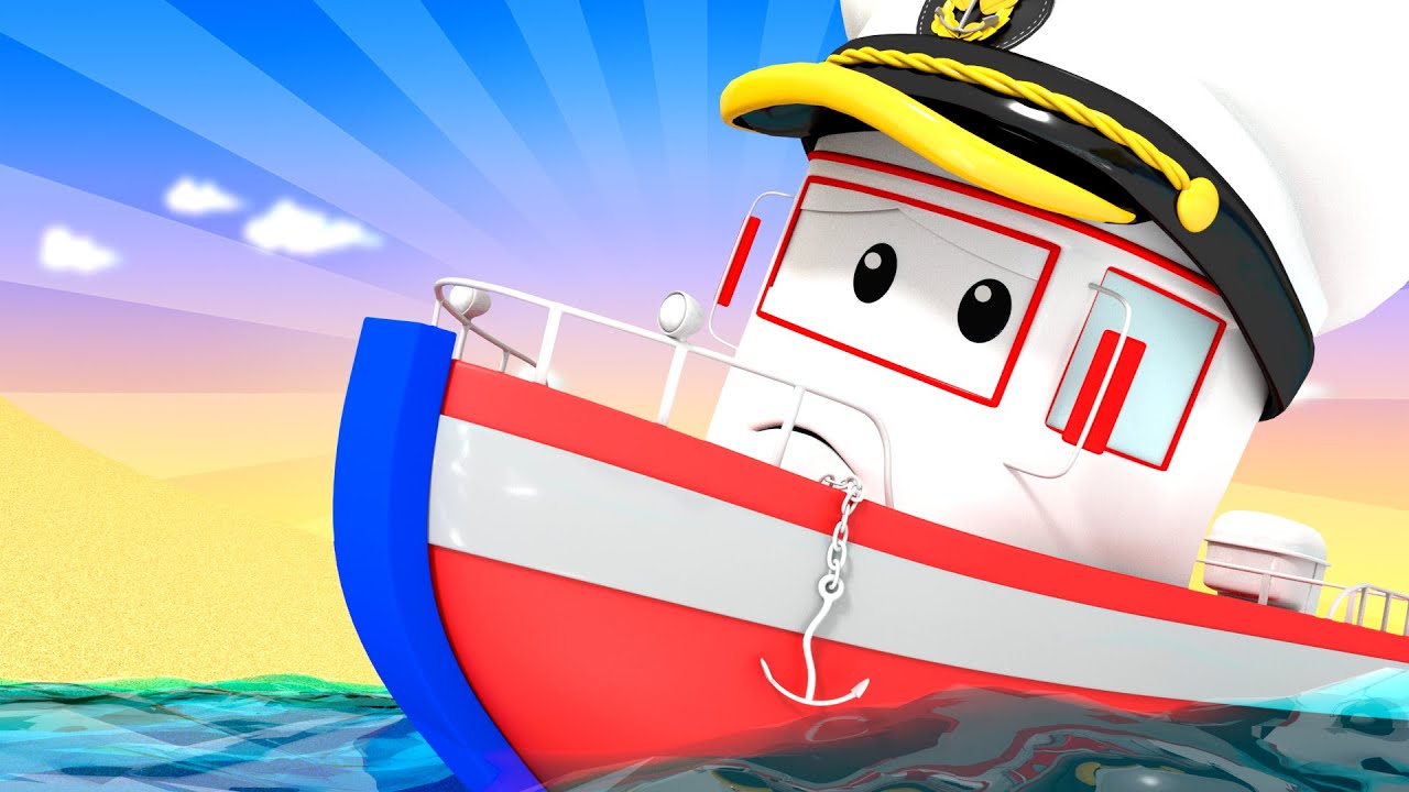 Tom the Tow Truck -  Bobby The Boat Damaged His Propeller! - Car City ! Trucks Cartoon for kids