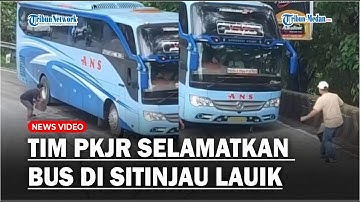 Kerap Kali Disebut Pungli, Begini Sigapnya Tim PKJR Selamatkan Bus yang Rem Blong di Sitinjau Lauik