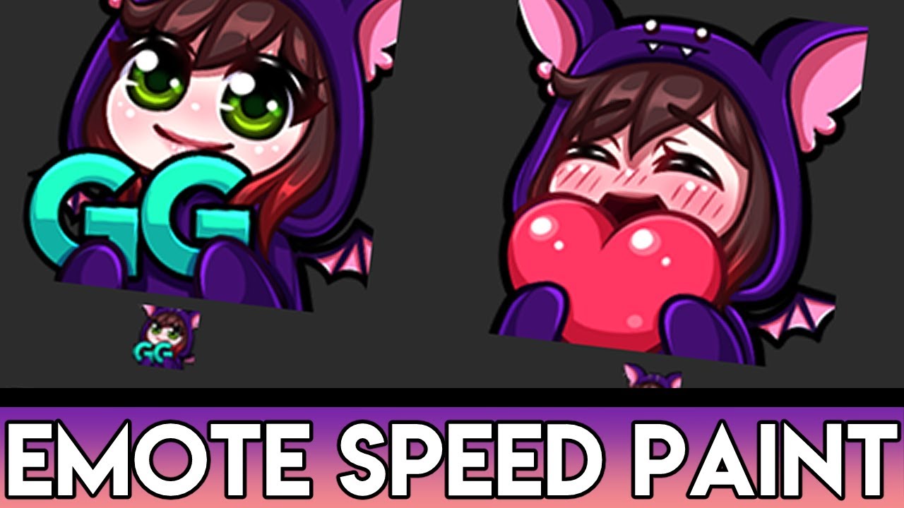 Stream Emote Speedpaint | Lunaryst