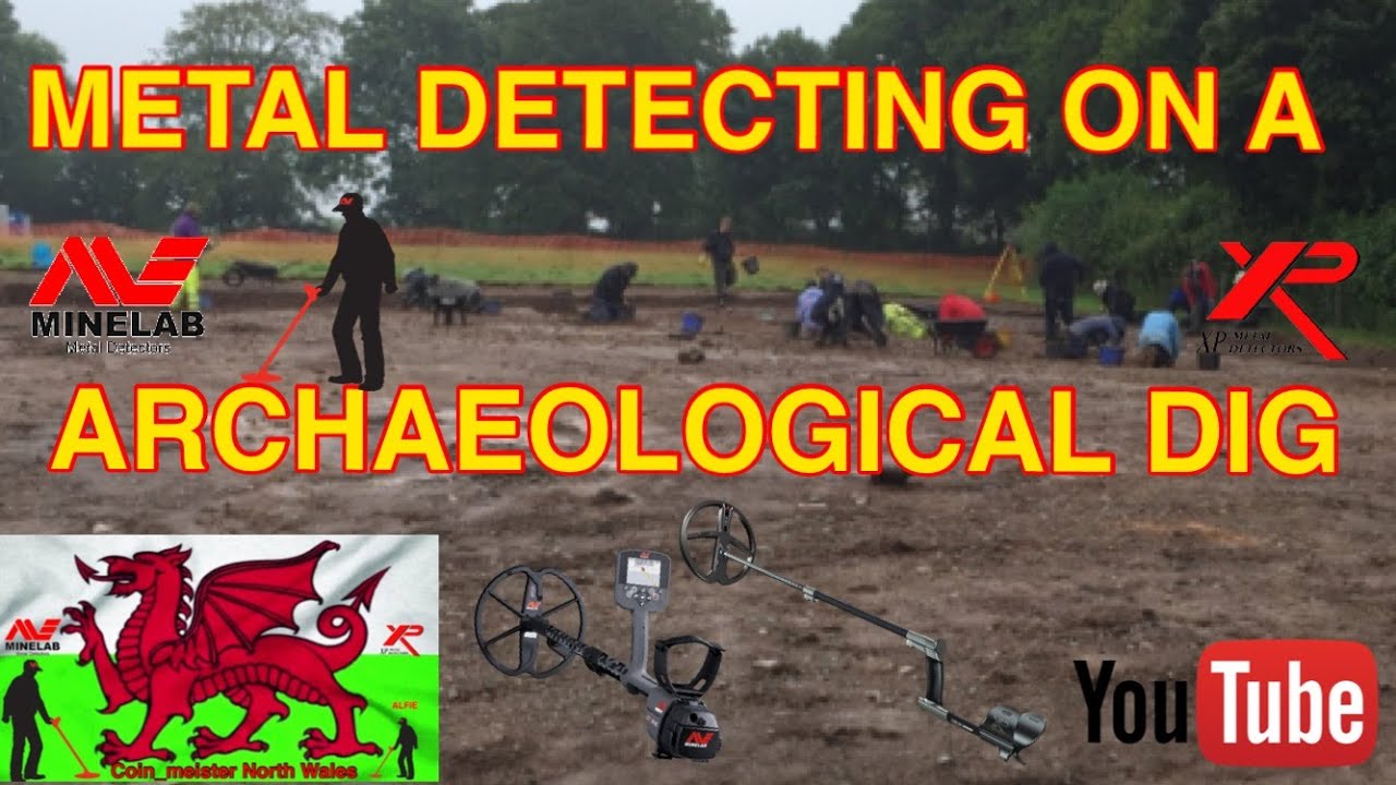 Metal Detecting on a Archaeological Dig Part 1 YouTube