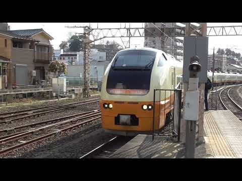 宮城・福島花めぐり号　E653系いなほオリジナル色　水戸駅　2022.4.9