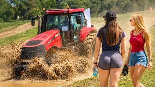 Summer Tractor Show😍 🚜 | OFFROAD  | BIG MUD 🟫 Girls 😍 6x6
