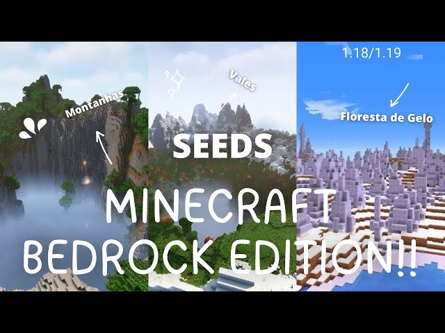 A melhores seeds Minecraft 1.19 🤩#minecraft #minecraftbedrock #minecr