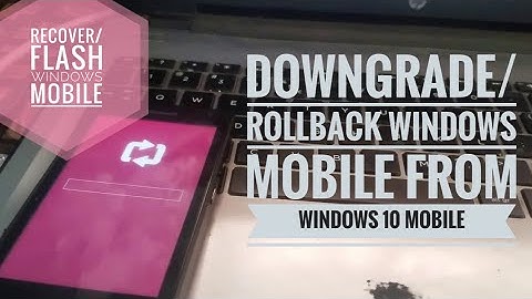 Windows 8.1 Mobile from Windows 10 Mobile (Rollback) | Recover Dead Windows Mobile Software (Flash)