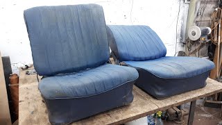 ГАЗ 24 ВОЛГА. Ремонт сидений. Часть 2. Seat repair. Part 2.