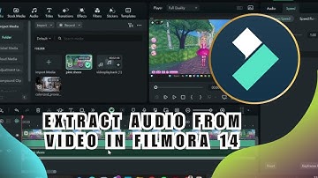 🎧 How to Extract Audio from Video in Filmora 14 | Easy Step-by-Step Tutorial!