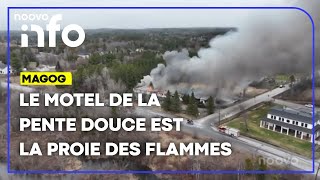 Important Incendie Dans Un Motel De Magog