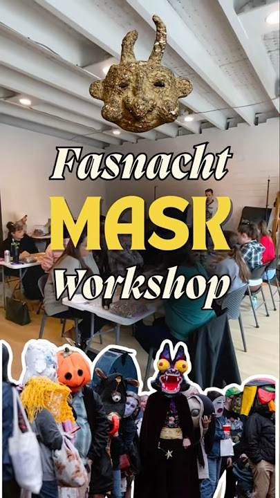 Fasnacht Mask Workshop 2025 #WVFestivals #Fasnacht #HelvetiaWV