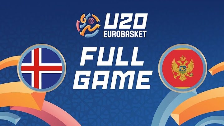 Group Phase | Iceland v Montenegro | Full Basketball Game | FIBA U20 EuroBasket 2024