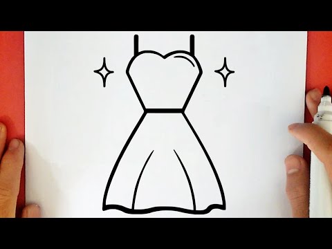 Vídeo: Como Desenhar Um Vestido